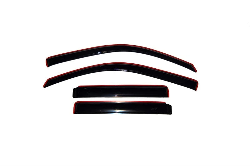 AVS 02-06 Chevy Trailblazer EXT Ventvisor In-Channel Front & Rear Window Deflectors 4pc - Smoke - Main Product View