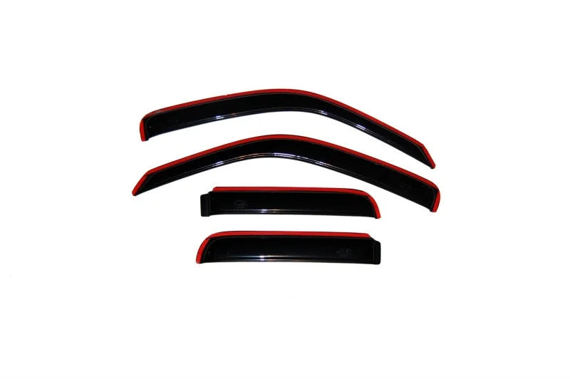 AVS 02-07 Jeep Liberty Ventvisor In-Channel Front & Rear Window Deflectors 4pc - Smoke - Main Product View