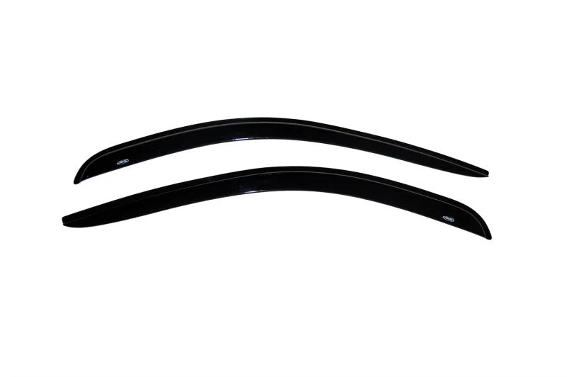 AVS 02-08 Dodge RAM 1500 Standard Cab Ventvisor Outside Mount Window Deflectors 2pc - Smoke - Side View