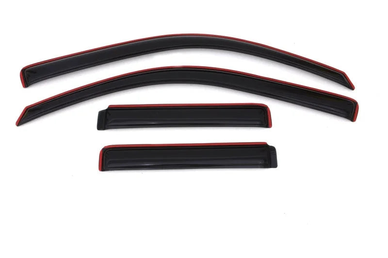 AVS 02-09 Chevy Trailblazer Ventvisor In-Channel Front & Rear Window Deflectors 4pc - Smoke - Main Product View