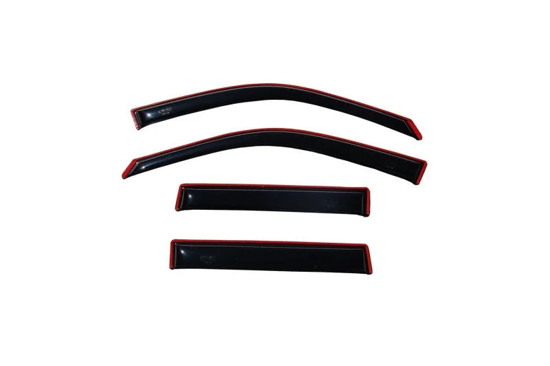 AVS 02-10 Ford Explorer (4 Door) Ventvisor In-Channel Front & Rear Window Deflectors 4pc - Smoke - Side View
