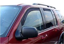 Load image into Gallery viewer, AVS 02-10 Ford Explorer (4 Door) Ventvisor In-Channel Front &amp; Rear Window Deflectors 4pc - Smoke - Back View
