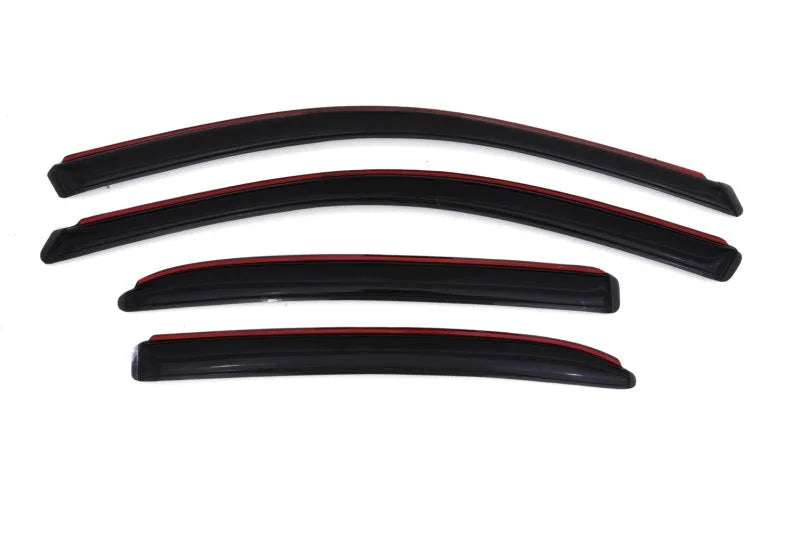 AVS 03-07 Honda Accord Ventvisor In-Channel Front & Rear Window Deflectors 4pc - Smoke - Side View