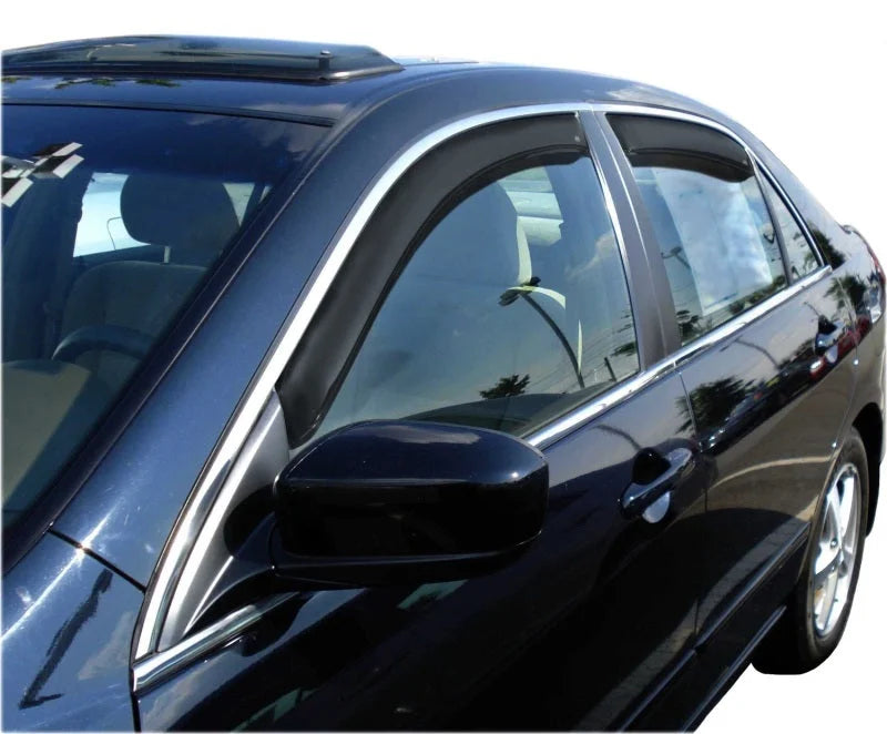 AVS 03-07 Honda Accord Ventvisor In-Channel Front & Rear Window Deflectors 4pc - Smoke - Additional View 5