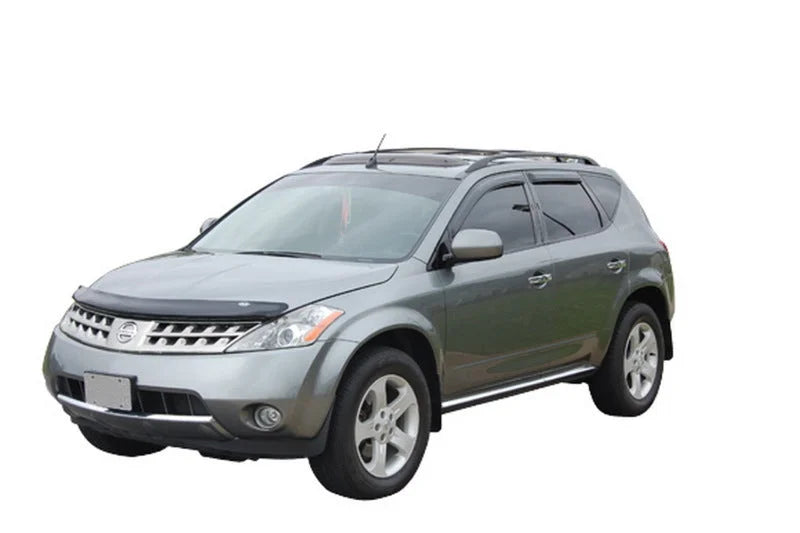 AVS 03-07 Nissan Murano Ventvisor Outside Mount Window Deflectors 4pc - Smoke - Detail View