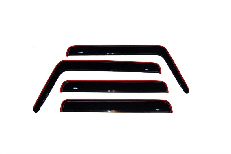 AVS 03-09 Hummer H2 Ventvisor In-Channel Window Deflectors - 4pc - Smoke - Side View
