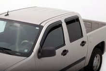 Load image into Gallery viewer, AVS 04-12 Chevy Colorado Crew Cab Ventvisor Outside Mount Window Deflectors 4pc - Smoke - Side View