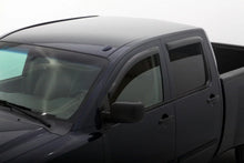 Load image into Gallery viewer, AVS 04-15 Nissan Titan Crew Cab Ventvisor Outside Mount Window Deflectors 4pc - Smoke - Main Product View