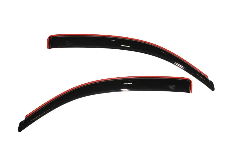 AVS 05-15 Toyota Tacoma Access Cab Ventvisor In-Channel Window Deflectors 2pc - Smoke - Installation View