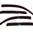 Load image into Gallery viewer, AVS 05-15 Toyota Tacoma Double Cab Ventvisor In-Channel Front &amp; Rear Window Deflectors 4pc - Smoke - Main Product View