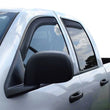Load image into Gallery viewer, AVS 06-08 Dodge RAM 1500 Mega Cab Ventvisor In-Channel Front &amp; Rear Window Deflectors 4pc - Smoke - Back View