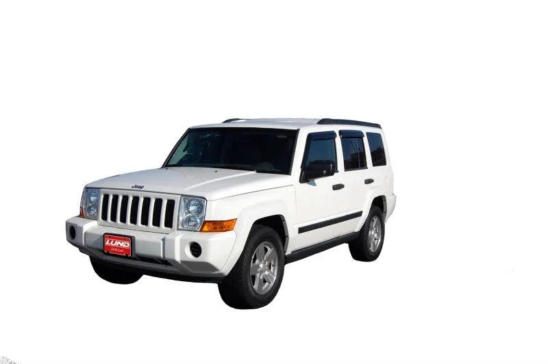 AVS 06-10 Jeep Commander Ventvisor Outside Mount Window Deflectors 4pc - Smoke - Main Product View