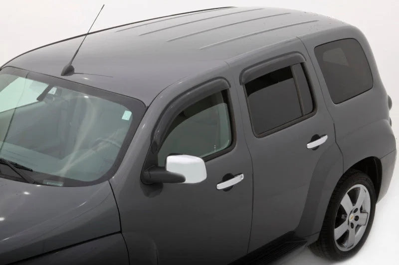 AVS 06-11 Chevy HHR Ventvisor Outside Mount Window Deflectors 4pc - Smoke - Side View