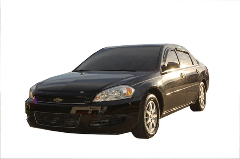 AVS 06-13 Chevy Impala Ventvisor Outside Mount Window Deflectors 4pc - Smoke - Detail View