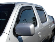 Load image into Gallery viewer, AVS 06-14 Honda Ridgeline Ventvisor In-Channel Front &amp; Rear Window Deflectors 4pc - Smoke - Installation View