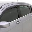 Load image into Gallery viewer, AVS 07-10 Chrysler Sebring Ventvisor In-Channel Front &amp; Rear Window Deflectors 4pc - Smoke - Back View