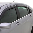 Load image into Gallery viewer, AVS 07-10 Chrysler Sebring Ventvisor Outside Mount Window Deflectors 4pc - Smoke - Main Product View