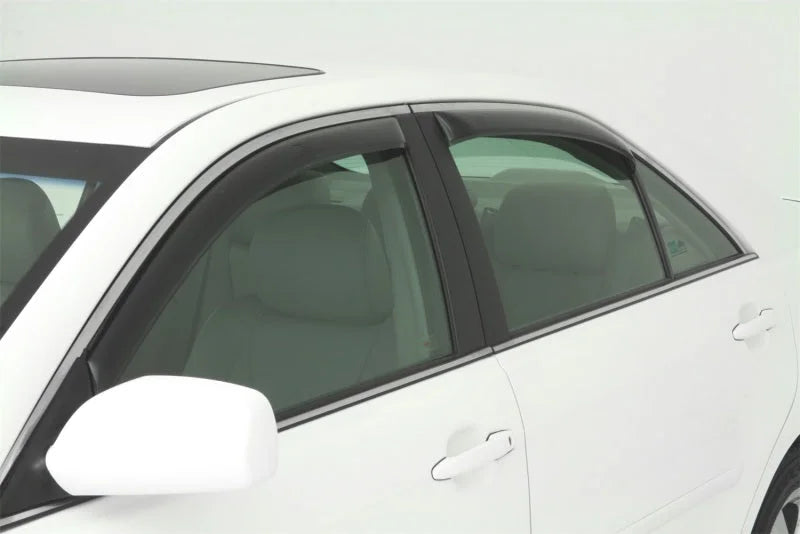 AVS 07-11 Toyota Camry Ventvisor In-Channel Front & Rear Window Deflectors 4pc - Smoke - Side View