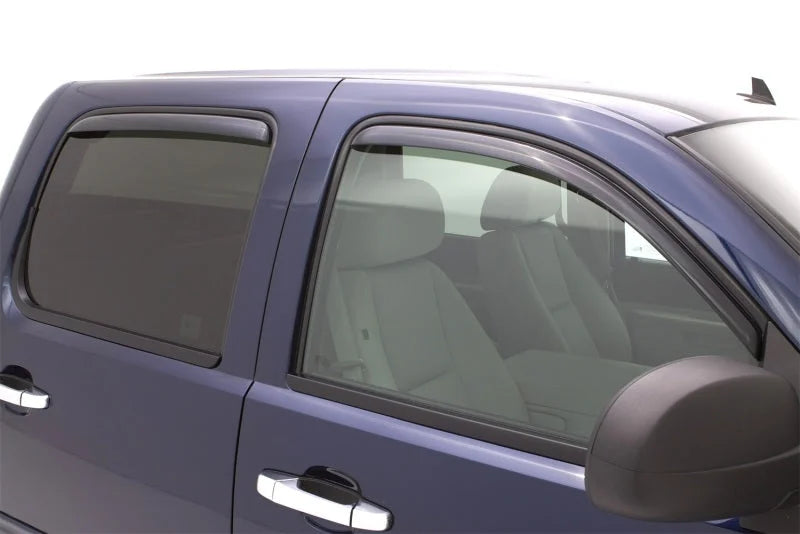 AVS 07-13 Chevy Avalanche Ventvisor In-Channel Front & Rear Window Deflectors 4pc - Smoke - Main Product View