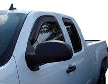Load image into Gallery viewer, AVS 07-13 Chevy Silverado 1500 Ext. Cab Ventvisor Front &amp; Rear Window Deflectors 4pc - Smoke - Additional View 5