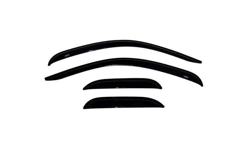 AVS 07-13 Chevy Silverado 1500 Ext. Cab Ventvisor Outside Mount Window Deflectors 4pc - Smoke - Side View
