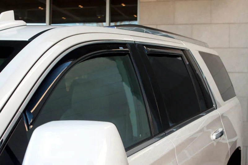 AVS 07-14 Cadillac Escalade Ventvisor In-Channel Front & Rear Window Deflectors 4pc - Smoke - Additional View 5