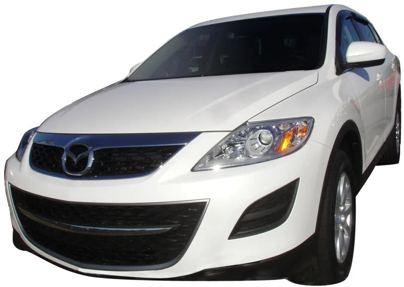 AVS 07-15 Mazda CX-9 Ventvisor Outside Mount Window Deflectors 4pc - Smoke - Detail View