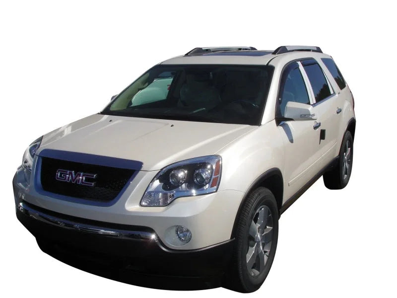 AVS 07-16 GMC Acadia Ventvisor In-Channel Front & Rear Window Deflectors 4pc - Smoke - Back View