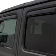 Load image into Gallery viewer, AVS 07-18 Jeep Wrangler Unlimited Ventvisor In-Channel Front &amp; Rear Window Deflectors 4pc - Smoke - Side View