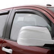 Load image into Gallery viewer, AVS 07-18 Toyota Tundra Double Cab Ventvisor In-Channel Front &amp; Rear Window Deflectors 4pc - Smoke - Side View
