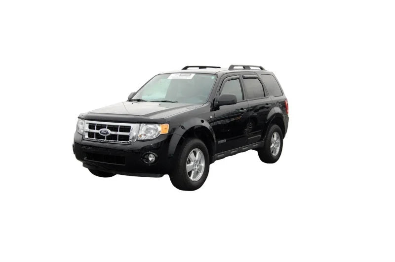 AVS 08-12 Ford Escape Ventvisor In-Channel Front & Rear Window Deflectors 4pc - Smoke - Back View