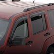 Load image into Gallery viewer, AVS 08-14 Jeep Liberty Ventvisor Outside Mount Window Deflectors 4pc - Smoke - Main Product View