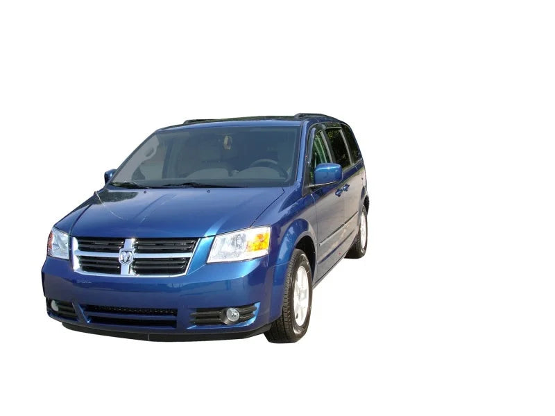 AVS 08-16 Chrysler Town & Country Ventvisor Outside Mount Window Deflectors 4pc - Smoke - Detail View