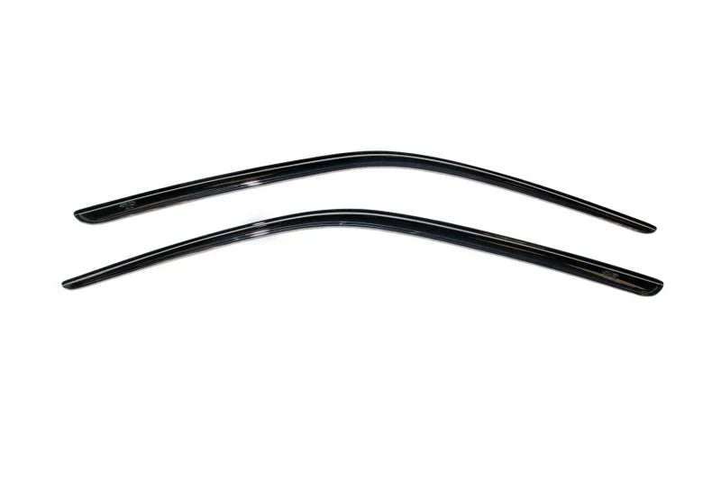 AVS 08-18 Dodge Challenger Ventvisor Outside Mount Window Deflectors 2pc - Smoke - Side View