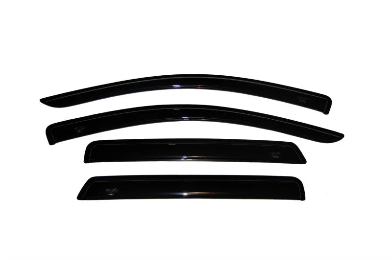 AVS 08-18 Dodge Journey Ventvisor Outside Mount Window Deflectors 4pc - Smoke - Side View