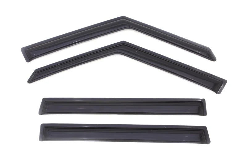 AVS 09-13 Kia Soul Ventvisor Outside Mount Window Deflectors 4pc - Smoke - Side View