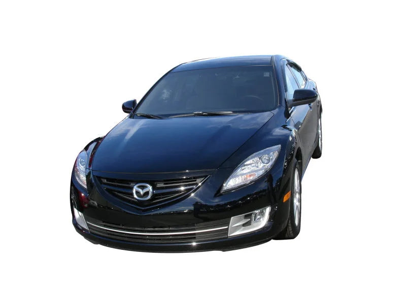 AVS 09-13 Mazda 6 Ventvisor Outside Mount Window Deflectors 4pc - Smoke - Detail View
