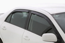 Load image into Gallery viewer, AVS 09-13 Toyota Corolla Ventvisor In-Channel Front &amp; Rear Window Deflectors 4pc - Smoke - Installation View