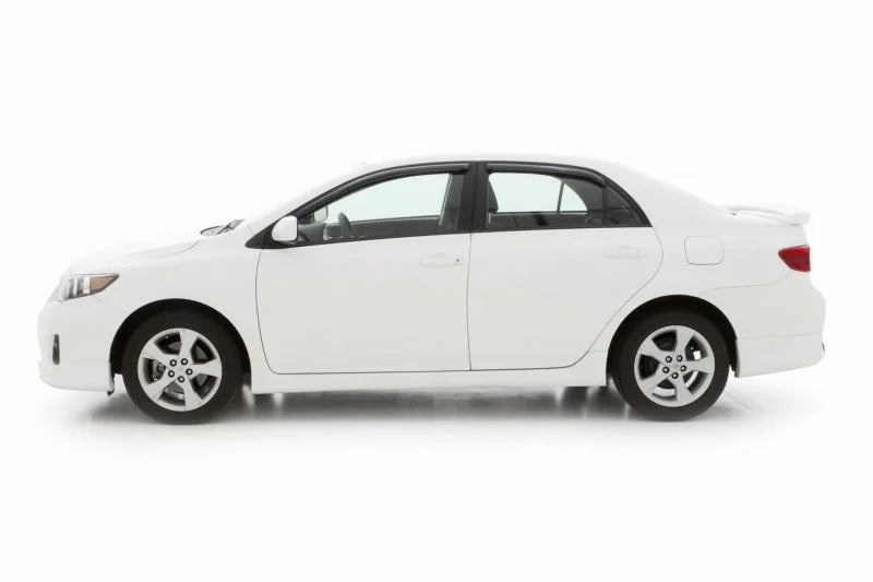 AVS 09-13 Toyota Corolla Ventvisor In-Channel Front & Rear Window Deflectors 4pc - Smoke - Additional View 7