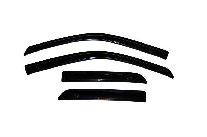 AVS 09-18 Dodge RAM 1500 Quad Cab Ventvisor Outside Mount Window Deflectors 4pc - Smoke - Main Product View