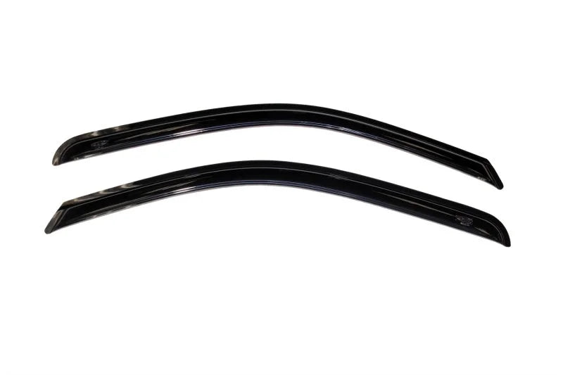 AVS 09-18 Dodge RAM 1500 Standard Cab Ventvisor Outside Mount Window Deflectors 2pc - Smoke - Side View