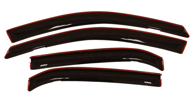 AVS 10-17 Chevy Equinox Ventvisor In-Channel Front & Rear Window Deflectors 4pc - Smoke - Main Product View