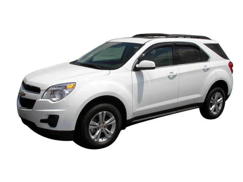 AVS 10-17 Chevy Equinox Ventvisor Outside Mount Window Deflectors 4pc - Smoke - Side View