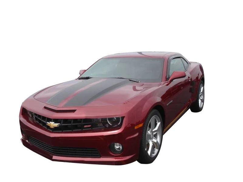 AVS 10-18 Chevy Camaro Ventvisor Outside Mount Window Deflectors 2pc - Smoke - Detail View