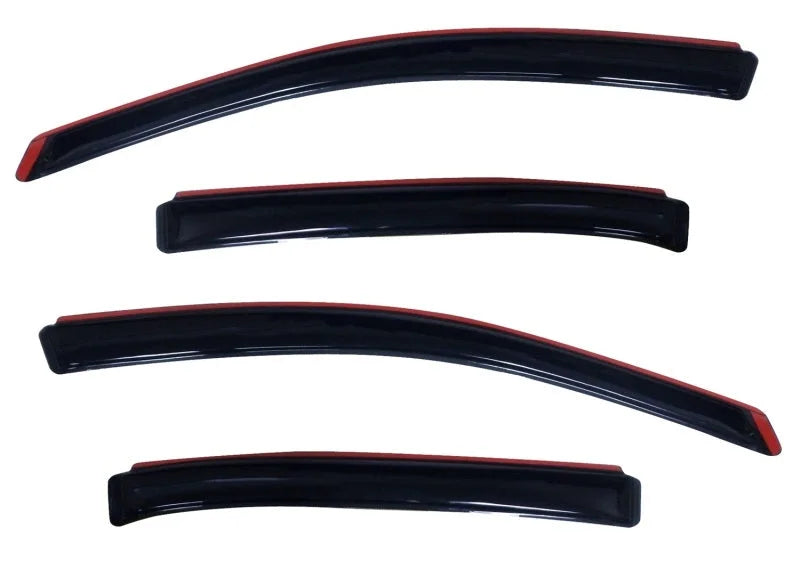 AVS 10-18 Ford Taurus Ventvisor In-Channel Front & Rear Window Deflectors 4pc - Smoke - Main Product View