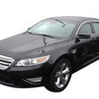 Load image into Gallery viewer, AVS 10-18 Ford Taurus Ventvisor In-Channel Front &amp; Rear Window Deflectors 4pc - Smoke - Back View