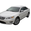 Load image into Gallery viewer, AVS 10-18 Ford Taurus Ventvisor Outside Mount Window Deflectors 4pc - Smoke - Detail View