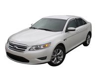 Load image into Gallery viewer, AVS 10-18 Ford Taurus Ventvisor Outside Mount Window Deflectors 4pc - Smoke - Detail View