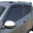 Load image into Gallery viewer, AVS 10-18 Nissan Juke Ventvisor Outside Mount Window Deflectors 4pc - Smoke - Main Product View