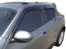 Load image into Gallery viewer, AVS 10-18 Nissan Juke Ventvisor Outside Mount Window Deflectors 4pc - Smoke - Main Product View